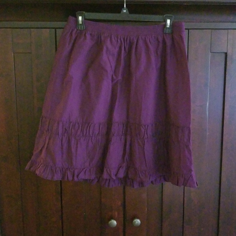2 for $15! Merona Purple Midi Skirt - Medium